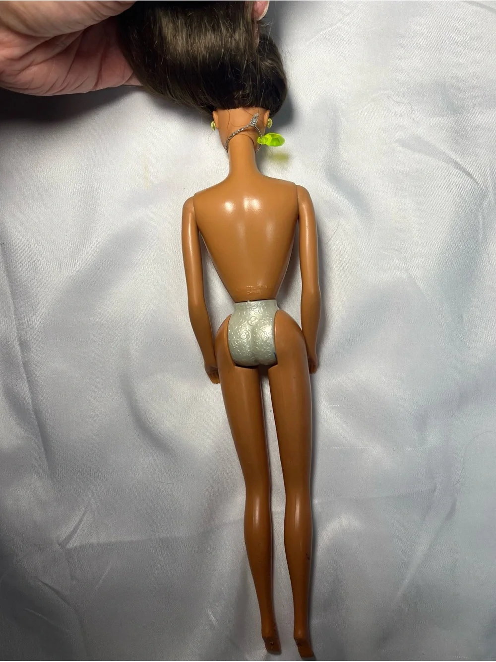 Mattel 1997 Sweetheart Barbie Doll Nude Green Jewelry Earrings Necklace Vintage